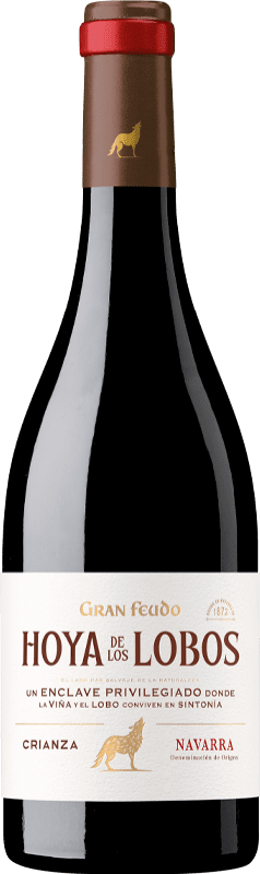 7,95 € | Vinho tinto Gran Feudo Hoya De Los Lobos Crianza D.O. Navarra Navarra Espanha Tempranillo, Merlot, Grenache, Cabernet Sauvignon 75 cl