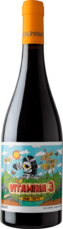免费送货 | 红葡萄酒 La Unidad Vitamina 3 D.O.P. Cebreros 西班牙 Garnacha — 歌海娜 75 cl