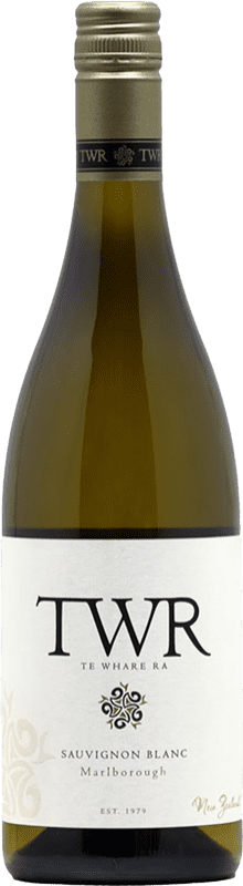 Бесплатная доставка | Белое вино Te Whare Ra TWR Sauvignon Blanc I.G. Marlborough Марлборо Новая Зеландия Sauvignon White 75 cl