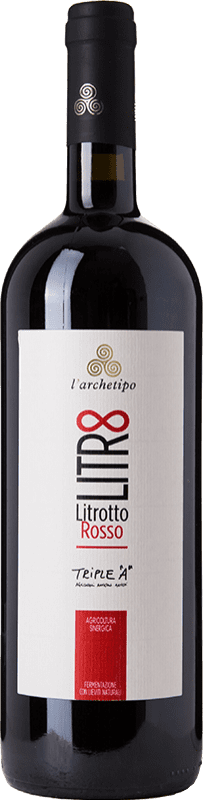 13,95 € Spedizione Gratuita | Vino Rosso L'Archetipo Litrotto I.G.T. Puglia