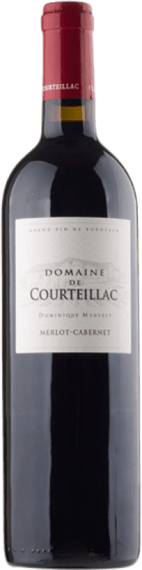 16,95 € | Красное вино Domaine de Courteillac A.O.C. Bordeaux Supérieur Бордо Франция Merlot, Cabernet Sauvignon, Cabernet Franc 75 cl