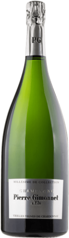 216,95 € Бесплатная доставка | Белое игристое вино Pierre Gimonnet Collection VV A.O.C. Champagne бутылка Магнум 1,5 L