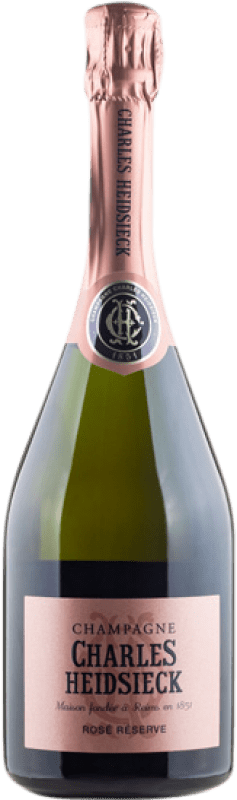 219,95 € Бесплатная доставка | Розовое игристое вино Charles Heidsieck Rosé брют Резерв A.O.C. Champagne бутылка Магнум 1,5 L