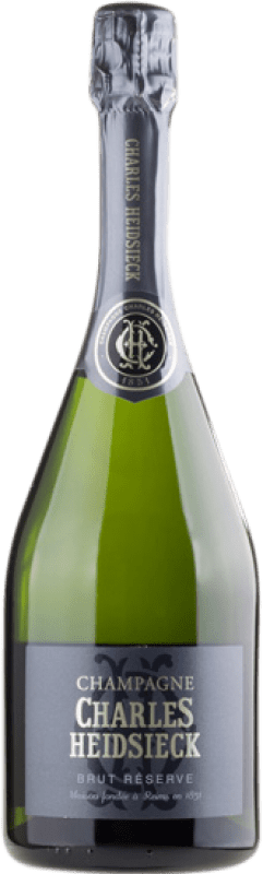 46,95 € Бесплатная доставка | Белое игристое Charles Heidsieck брют Резерв A.O.C. Champagne Половина бутылки 37 cl