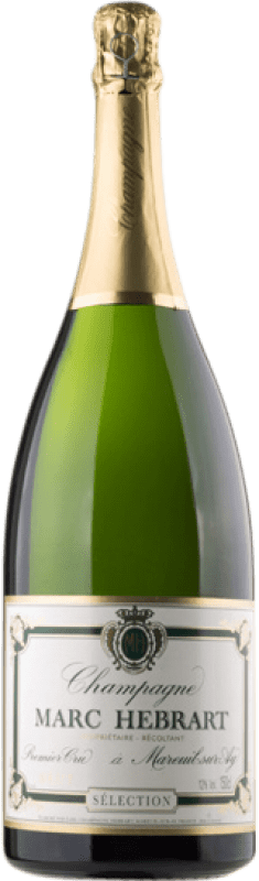 Kostenloser Versand | Weißer Sekt Marc Hébrart Selection Premier Cru Brut A.O.C. Champagne Champagner Frankreich Spätburgunder, Chardonnay Magnum-Flasche 1,5 L