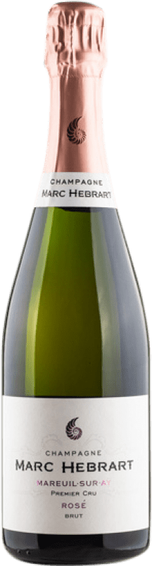 Free Shipping | Rosé sparkling Marc Hébrart Premier Cru Rose Brut A.O.C. Champagne Champagne France Pinot Black, Chardonnay 75 cl