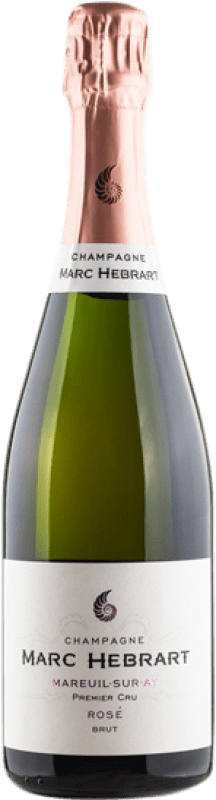 74,95 € Бесплатная доставка | Розовое игристое Marc Hébrart Premier Cru Rose брют A.O.C. Champagne
