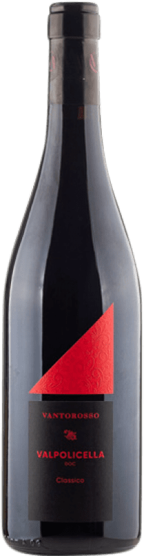 Envio grátis | Vinho tinto Vantorosso Classico D.O.C. Valpolicella Vêneto Itália Rondinella, Corvinone 75 cl