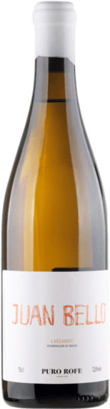 Envoi gratuit | Vin blanc Puro Rofe Juan Bello Blanco D.O. Lanzarote Iles Canaries Espagne Malvasía, Listán Blanc 75 cl