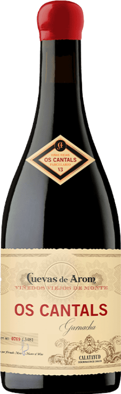 Free Shipping | Red wine Cuevas de Arom Os Cantals Aged D.O. Calatayud Aragon Spain Grenache 75 cl