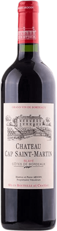 15,95 € | Red wine Château Cap Saint Martin. Blaye Bordeaux France Merlot 75 cl