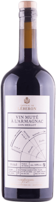 33,95 € | Fortified wine Château de Leberon Vin Muté a l'Armagnac I.G.P. Bas Armagnac France Merlot 75 cl