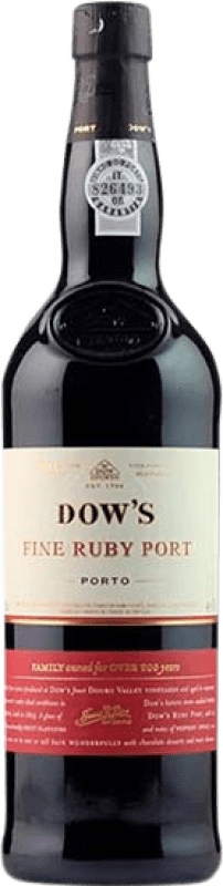 送料無料 | 甘口ワイン Dow's Port Ruby I.G. Porto ポルト ポルトガル Tinta Roriz, Tinta Cão, Tinta Barroca 75 cl