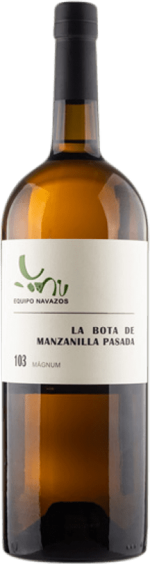 89,95 € | Fortified wine Equipo Navazos La Bota Nº 103 Manzanilla Pasada D.O. Manzanilla-Sanlúcar de Barrameda Andalusia Spain Palomino Fino Magnum Bottle 1,5 L