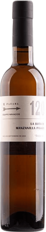 75,95 € Spedizione Gratuita | Vino Liquoroso Equipo Navazos La Bota Nº 120 Bota NO Pasada D.O. Manzanilla-Sanlúcar de Barrameda Bottiglia Medium 50 cl