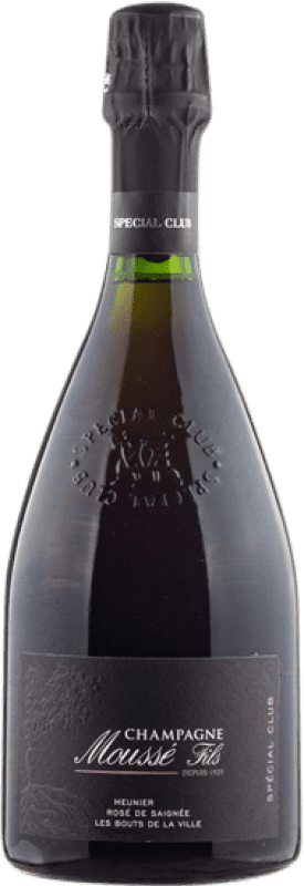 免费送货 | 玫瑰气泡酒 Cédric Moussé Spécial Club Rosé de Saignée A.O.C. Champagne 香槟酒 法国 Pinot Meunier 75 cl