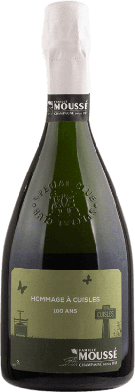 Free Shipping | White Sparkling Wine Cédric Moussé Hommage à Cuisles A.O.C. Champagne Champagne France Pinot Meunier 75 cl