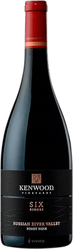 免费送货 | 红酒 Kenwood Six Ridges A.V.A. Sonoma Valley 加州 美国 Pinot Black 75 cl