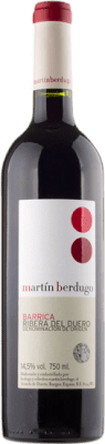 10,95 € | Red wine Martín Berdugo Barrica D.O. Ribera del Duero Castilla y León Spain Tempranillo Medium Bottle 50 cl