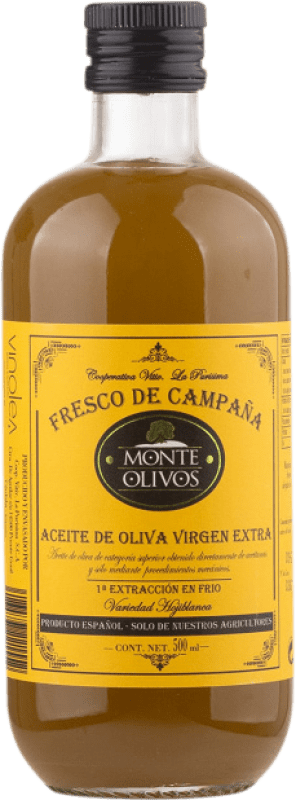 Spedizione Gratuita | Olio d'Oliva Vinolea. Monte Olivos EVO Extra Vergine Spagna Bottiglia Medium 50 cl
