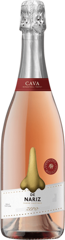 免费送货 | 桃红起泡酒 De Nariz Zero Dosage Brut Nature — 天然干型起泡酒 D.O. Cava 西班牙 Monastrell — 莫纳斯特雷尔 75 cl