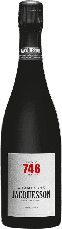 Free Shipping | White Sparkling Wine Jacquesson Nº 746 Extra Brut Cuvée A.O.C. Champagne France Pinot Noir, Chardonnay, Pinot Meunier 75 cl