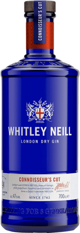 Бесплатная доставка | Джин Whitley Neill Connoisseur's Cut Gin Объединенное Королевство 70 cl