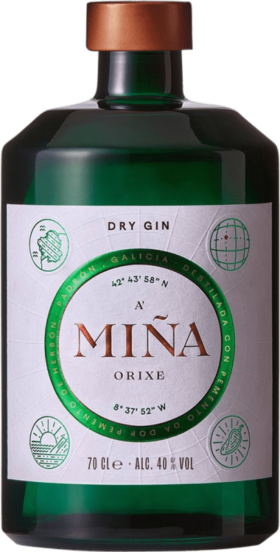 24,95 € | Gin A Miña. Orixe Dry Gin Spain 70 cl