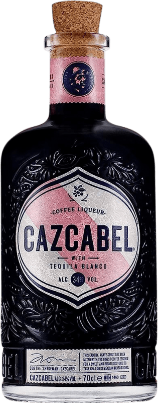 25,95 € | Licores Cazcabel. Licor al Tequila Coffee Blanco — Branco México 70 cl