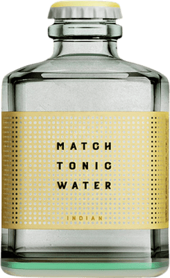 Envoi gratuit | Boîte de 24 unités Boissons et Mixers Match Tonic Water Indian Suisse Petite Bouteille 20 cl