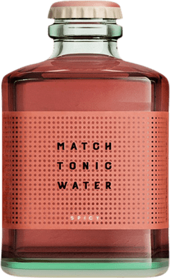 Refrescos e Mixers Caixa de 24 unidades Match Tonic Water Spicy Garrafa Pequena 20 cl