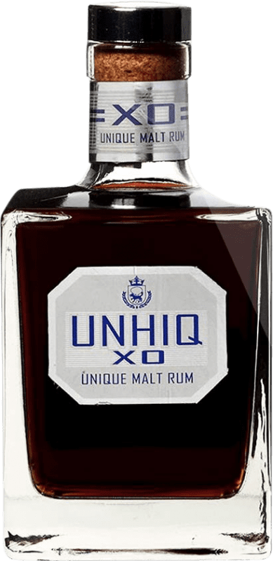115,95 € Kostenloser Versand | Rum Old Vintage Unhiq XO Extra Old — Extra Gereift Medium-Flasche 50 cl