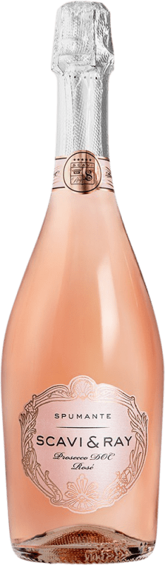 Free Shipping | Rosé sparkling Scavi & Ray Rosé D.O.C. Prosecco Italy Pinot Black, Glera 75 cl