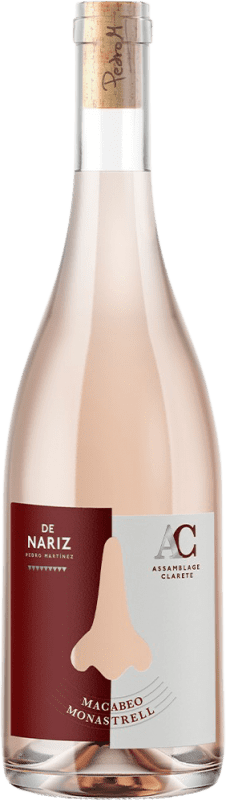 送料無料 | ロゼワイン De Nariz Clarete Monastrell Macabeo スペイン Monastrell, Macabeo 75 cl