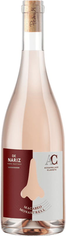 Envio grátis | Vinho Rosé De Nariz Clarete Monastrell Macabeo Espanha Monastrell, Macabeo 75 cl