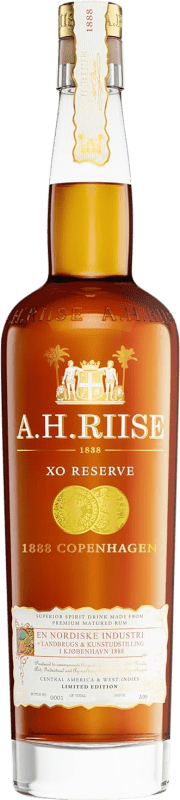 Envío gratis | Ron A.H. Riise 1888 Copenhagen Gold Medal Dinamarca 70 cl