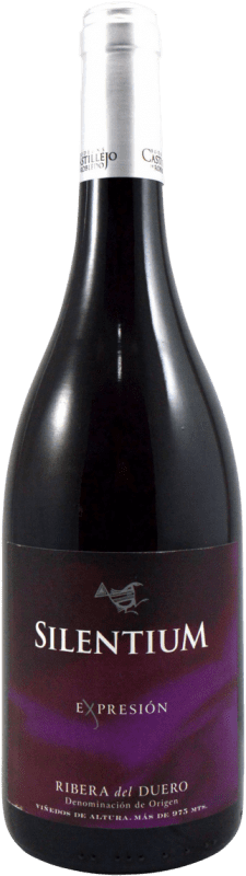 17,95 € | Red Wine Castillejo de Robledo Silentium Expresión Crianza — Aged D.O. Ribera del Duero Castilla y León Spain Tempranillo 75 cl