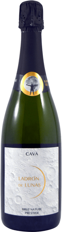 Envío gratis | Espumoso Blanco Ladrón de Lunas Brut Nature Prestige D.O. Cava Cataluña España Macabeo, Chardonnay 75 cl