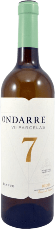 10,95 € Бесплатная доставка | Белое вино Ondarre 7 Parcelas Blanco D.O.Ca. Rioja