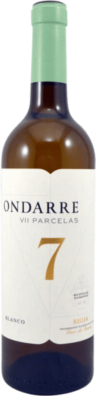 5,95 € | Vino blanco Ondarre 7 Parcelas Blanco D.O.Ca. Rioja La Rioja España Tempranillo Blanco 75 cl