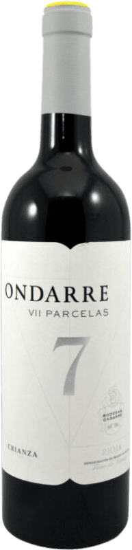 8,95 € | Rotwein Ondarre 7 Parcelas Crianza — Kurze Fassreifung D.O.Ca. Rioja La Rioja Spanien Tempranillo, Mazuelo 75 cl