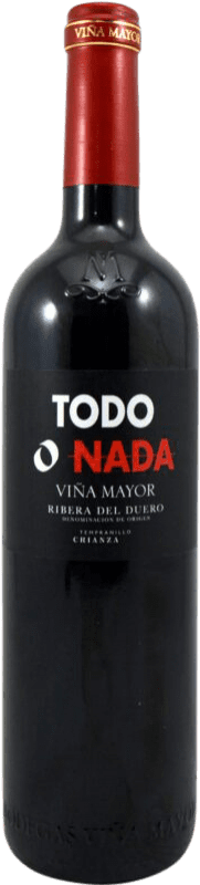 Free Shipping | Red wine Viña Mayor Todo o Nada Aged D.O. Ribera del Duero Castilla y León Spain Tempranillo 75 cl