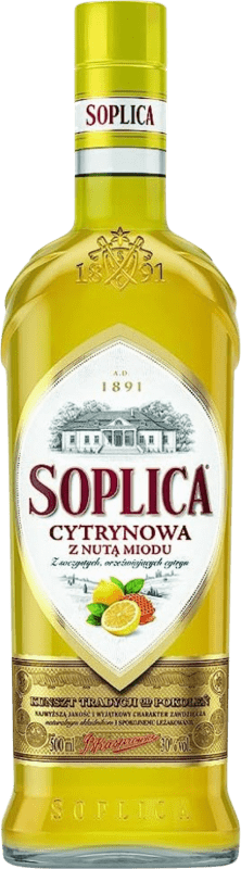 免费送货 | 伏特加 CEDC. Soplica Cytrynowa Limón 波兰 瓶子 Medium 50 cl