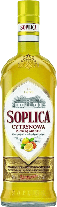 7,95 € Free Shipping | Vodka Soplica Cytrynowa Medium Bottle 50 cl Limón — Lemon
