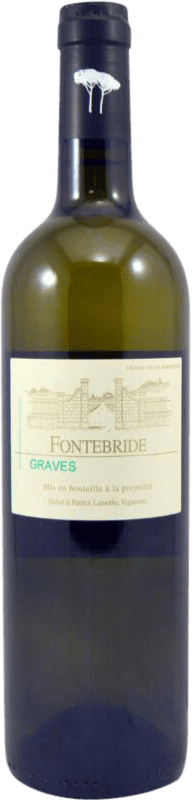 Kostenloser Versand | Weißwein Château Haut-Bergeron L'Enclos Fontebride Blanc A.O.C. Graves Bordeaux Frankreich Sémillon, Muscadelle, Sauvignon 75 cl