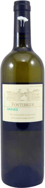 Free Shipping | White Wine Château Haut-Bergeron L'Enclos Fontebride A.O.C. Graves Bordeaux France Sémillon, Muscadelle, Sauvignon 75 cl