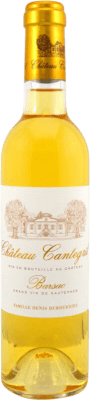 Envio grátis | Vinho Branco Denis Dubourdieu. Château Cantegril Barsac A.O.C. Sauternes França Sémillon, Sauvignon Meia Garrafa 37 cl