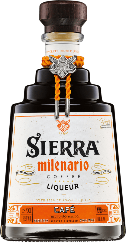 Kostenloser Versand | Tequila Sierra Milenario Mexiko 70 cl Café — Kaffee