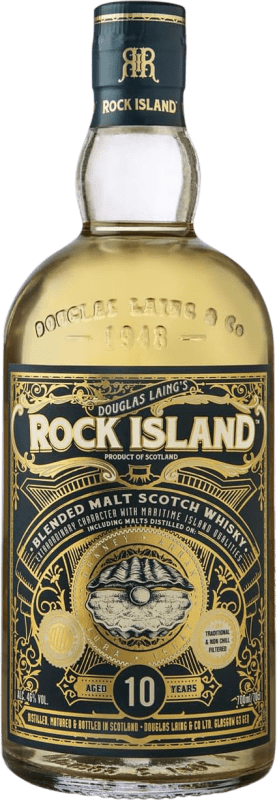 Spedizione Gratuita | Whisky Blended Douglas Laing's Rock Island Regno Unito 10 Anni 70 cl