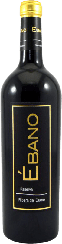 17,95 € | 红酒 Ébano 预订 D.O. Ribera del Duero 卡斯蒂利亚莱昂 西班牙 Tempranillo 75 cl